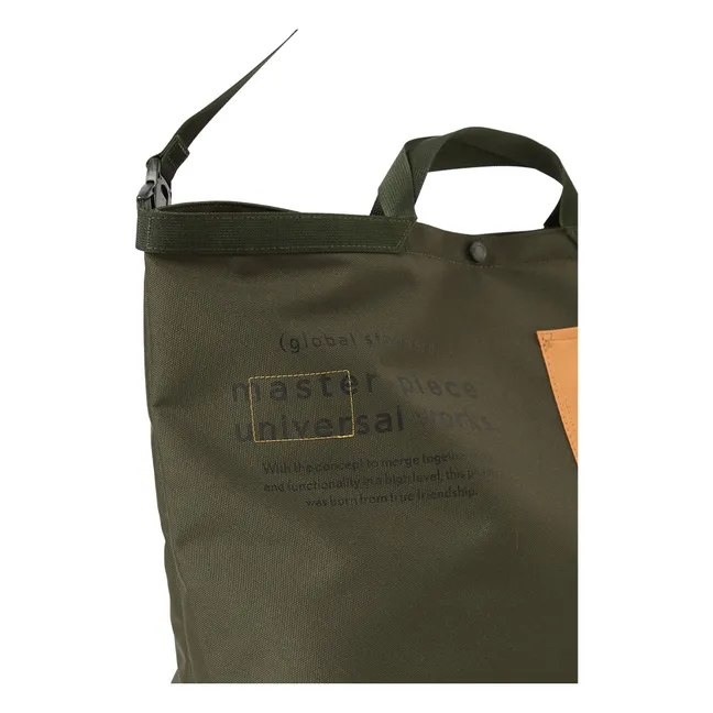Universal Works x Master-Piece Collaboration - Tote Bag Large Recycled Fibres | Grünolive