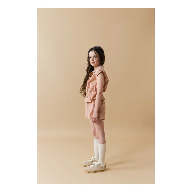 Short Mimi Carreaux | Camel