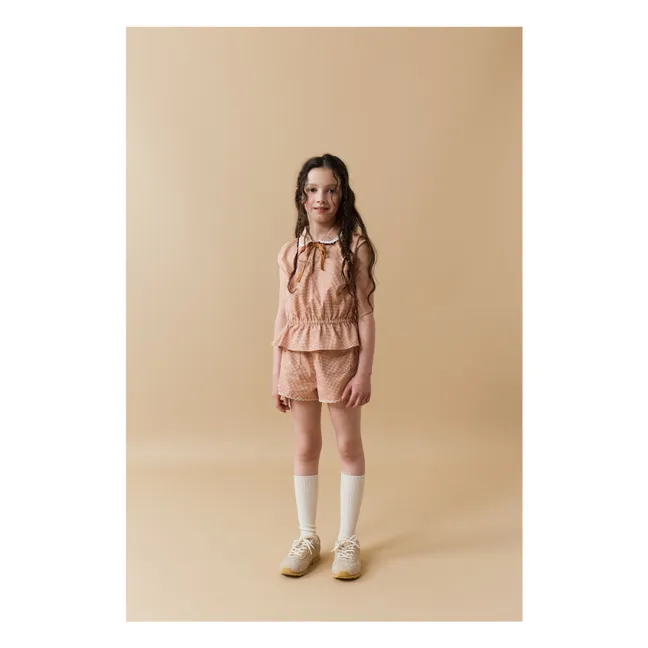 Short Mimi Carreaux | Camel