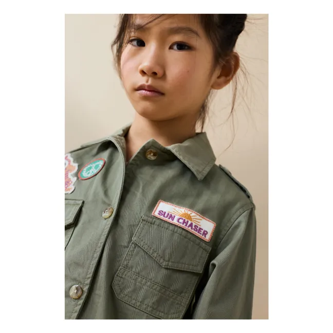 Surchemise Riley  | Vert kaki