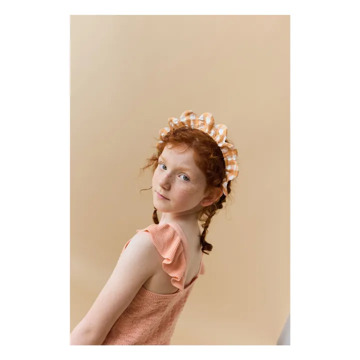 Top Béatrice Volants | Rose pêche- Image produit n°6