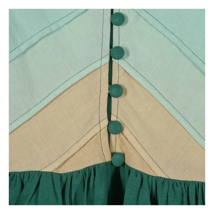 Robe Daisy | Bleu turquoise- Image produit n°3