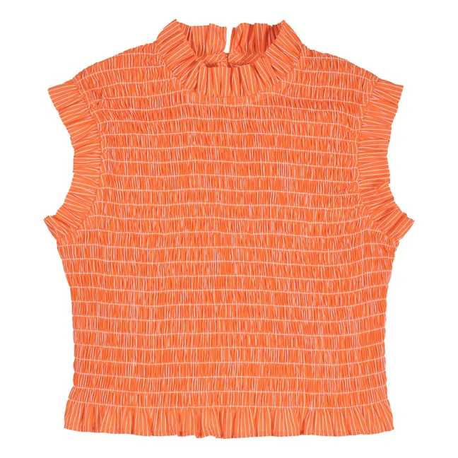 Top de rayas Margo | Naranja