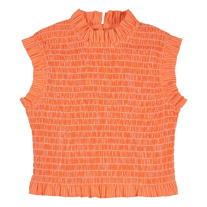 Top Margo Rayures | Orange- Image produit n°0