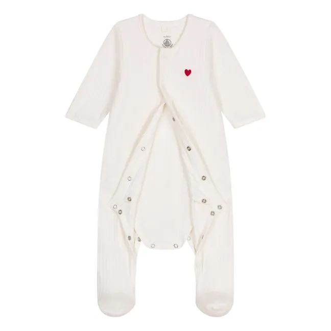 Tilk organic cotton pyjamas | Ecru