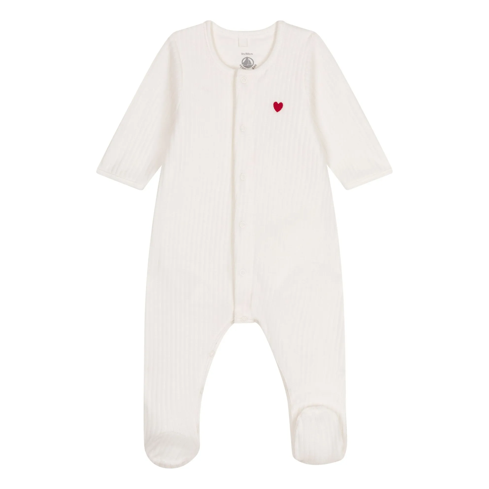 Petit Bateau Ecru Tilk Organic Cotton Pyjamas