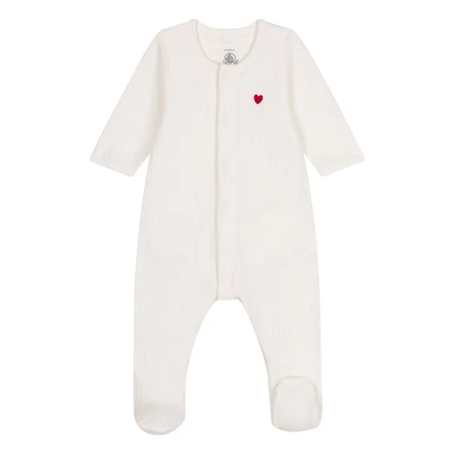 Tilk organic cotton pyjamas | Ecru