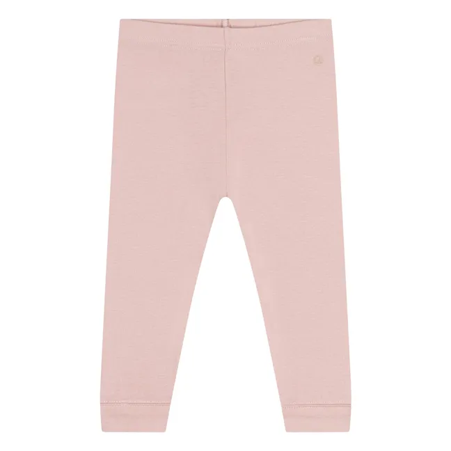 Legging Beggin Coton Bio | Rose poudré