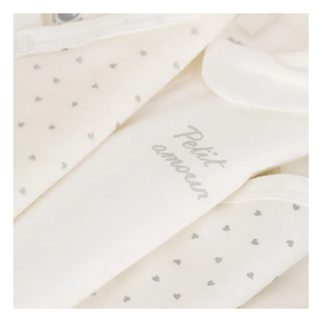 Valise de Maternité Rayure Coton Bio | Bleu marine