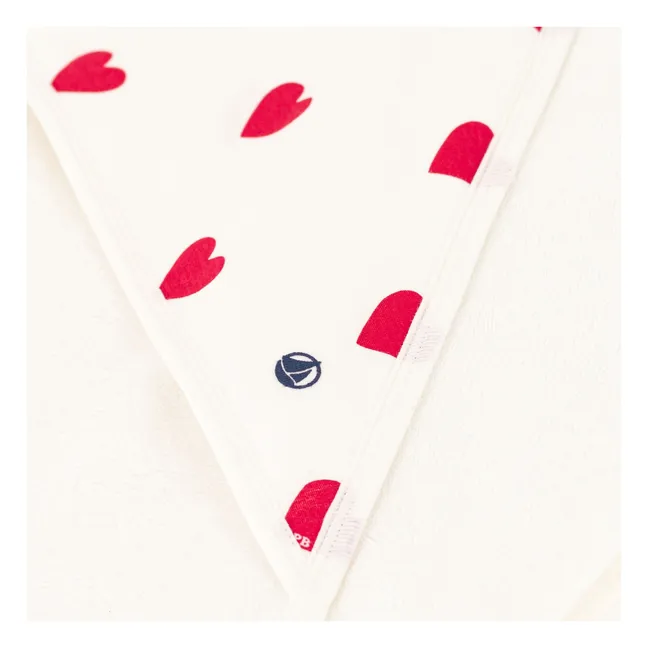 Cœur Coton Bio bath cape | Ecru