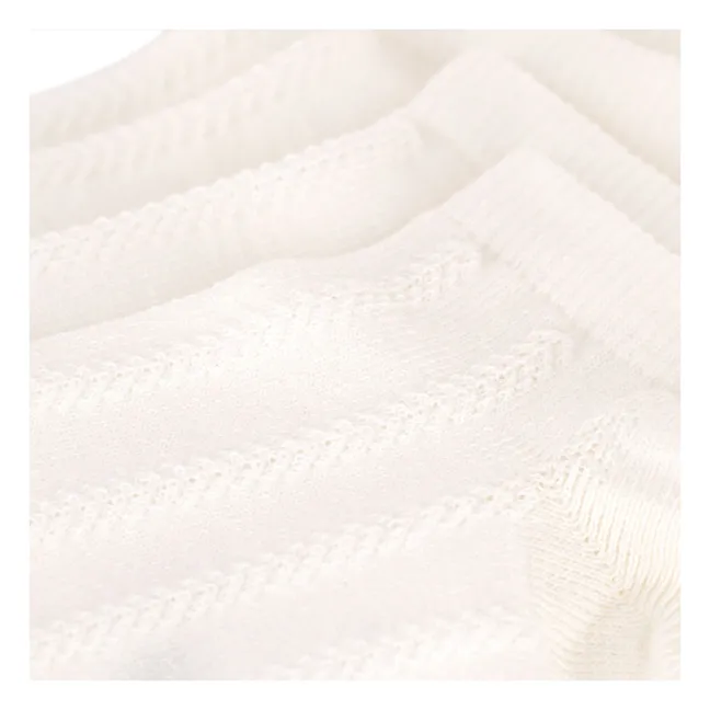 Set di 2 calzini fantasia | Bianco