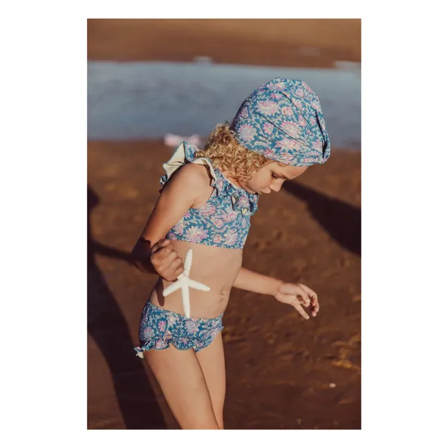 Maillot de Bain Primavera Fibres Recyclées | Bleu