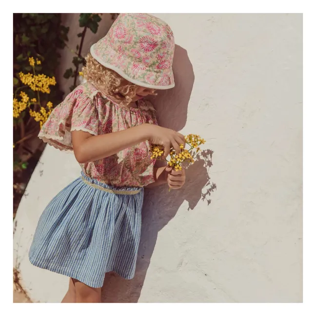Blusa Eliza de algodón orgánico | Rosa