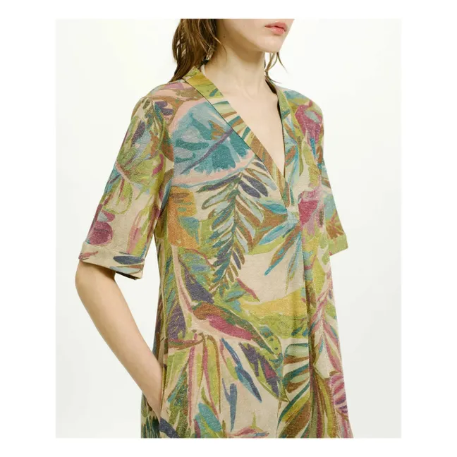 Vestido estampado Altamura | Azul
