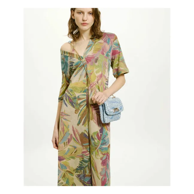 Vestido estampado Altamura | Azul