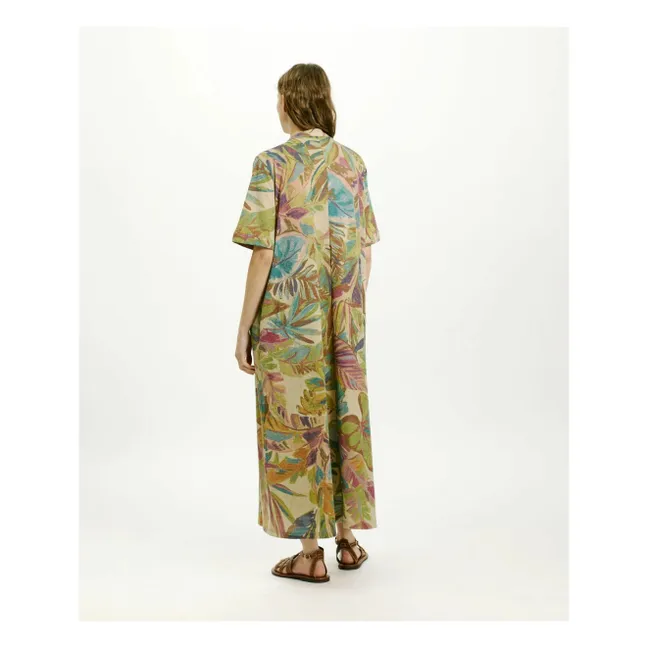 Vestido estampado Altamura | Azul