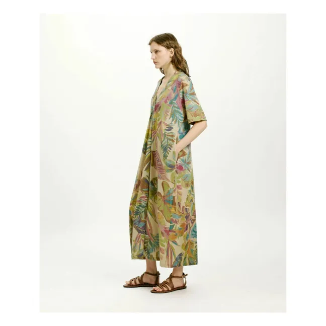 Vestido estampado Altamura | Azul