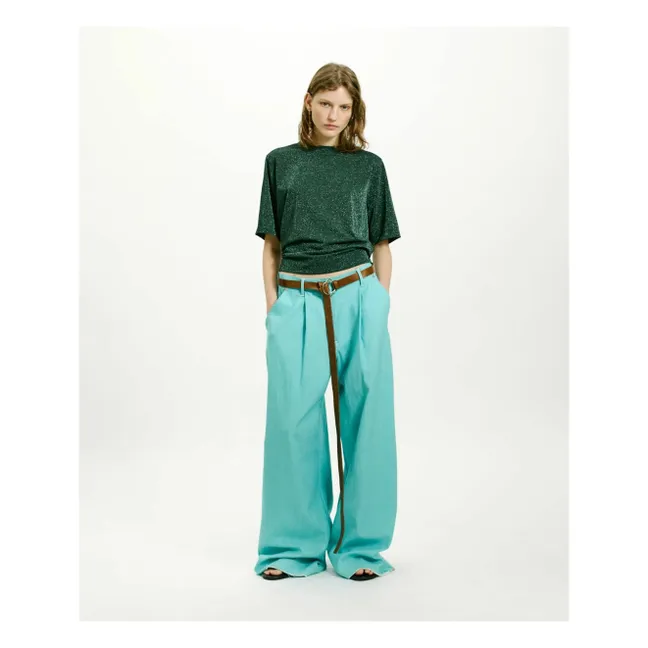 Camiseta Iora Metallic | Verde