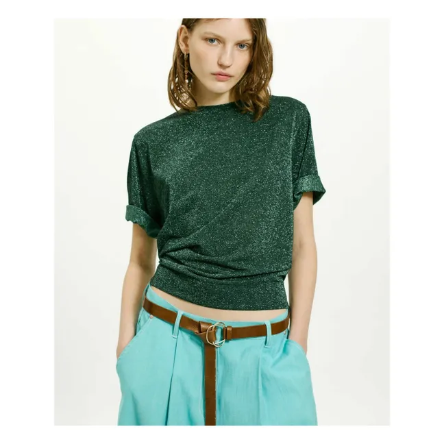Camiseta Iora Metallic | Verde