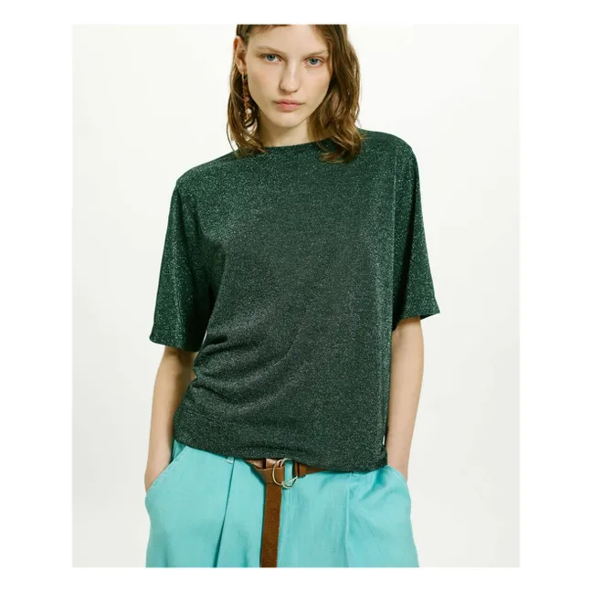 Camiseta Iora Metallic | Verde