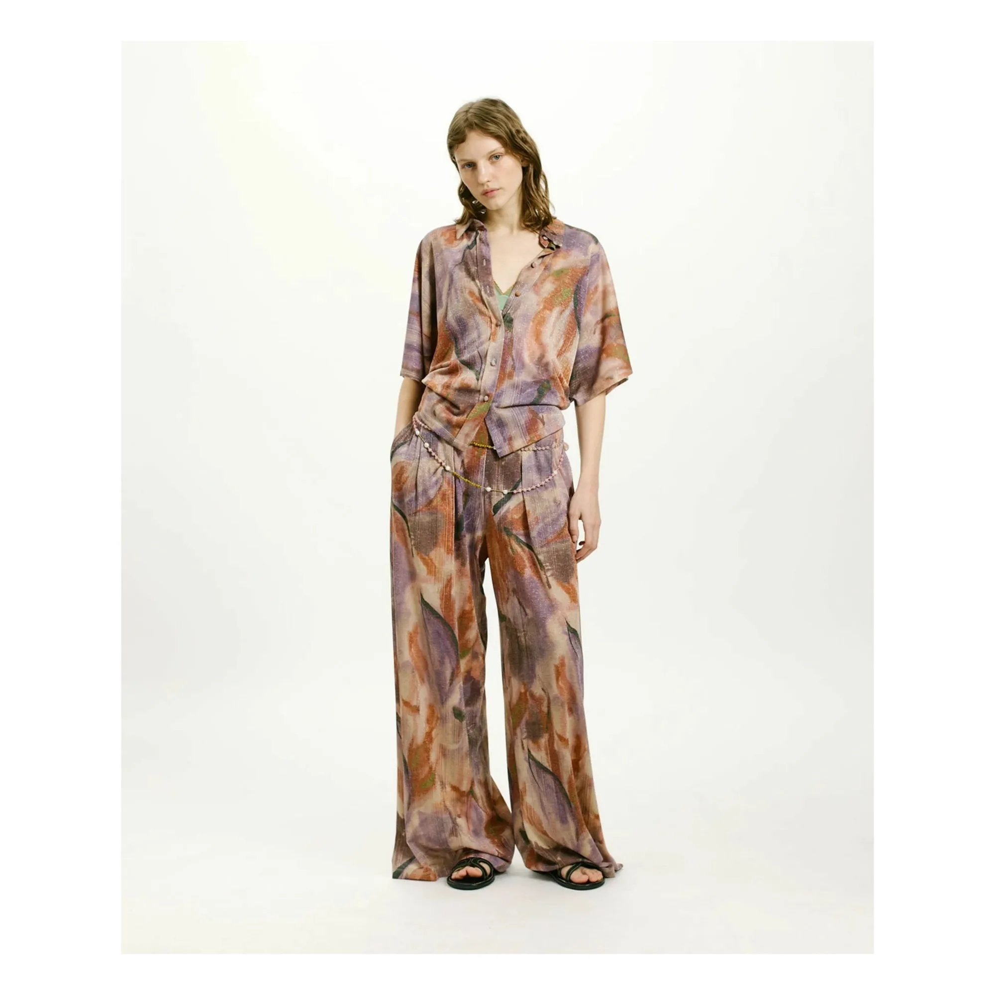 Pantalon Aspen Imprimé | Violet- Image produit n°2