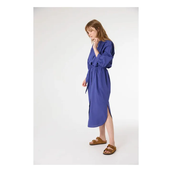 Vestido Monica | Azul Marino- Imagen del producto n°4