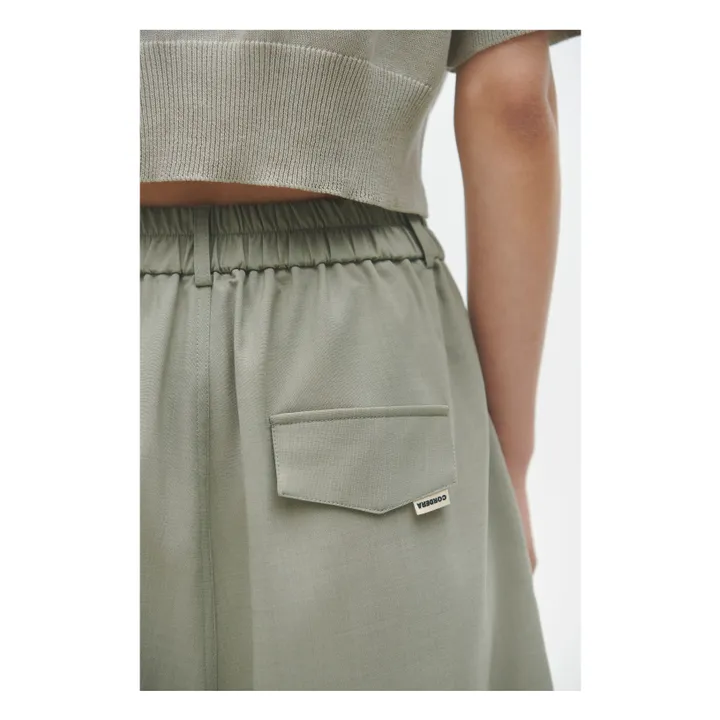 Bermuda Tailoring | Vert kaki- Image produit n°3