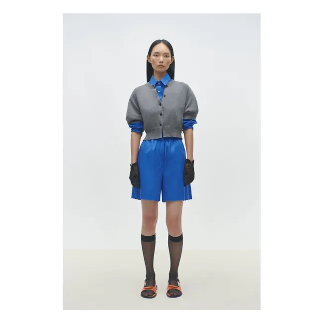Cotton and cashmere cardigan | Grey