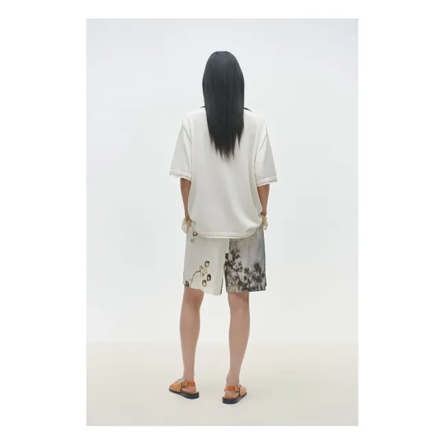 Polo-Pullover aus Bio-Baumwolle | Seidenfarben