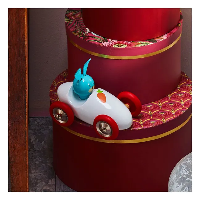 L'auto di Raoul il coniglio  | Bianco