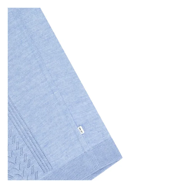 Polo-Shirt Thor Wolle | Hellblau