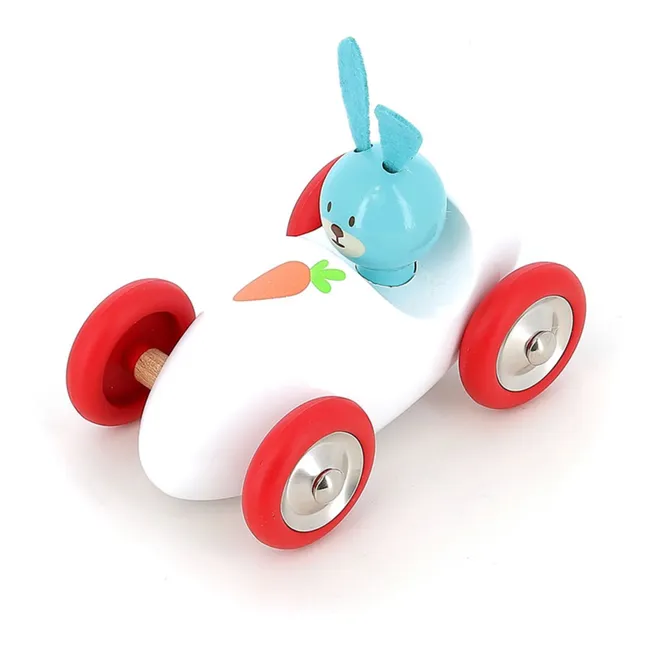 L'auto di Raoul il coniglio  | Bianco