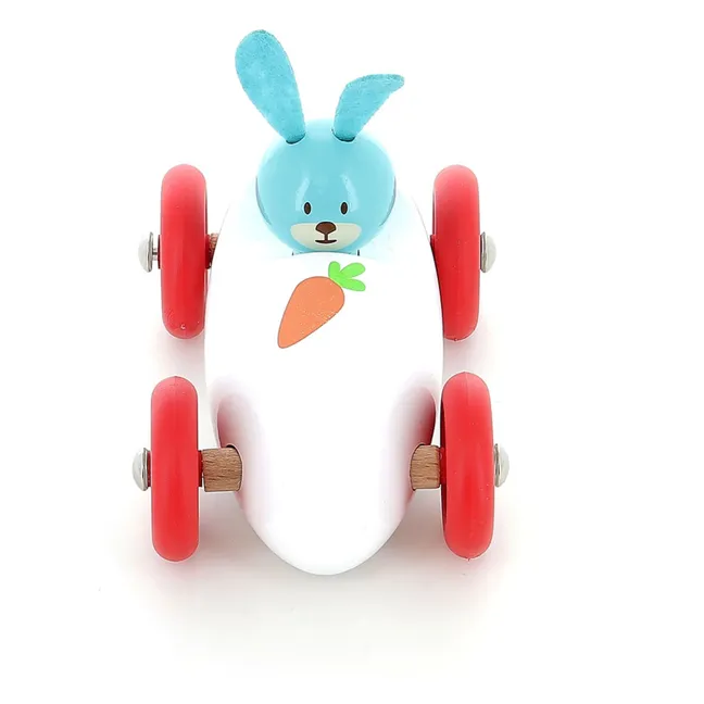 L'auto di Raoul il coniglio  | Bianco