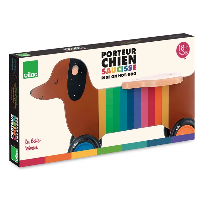 Hölzerner Träger Hund