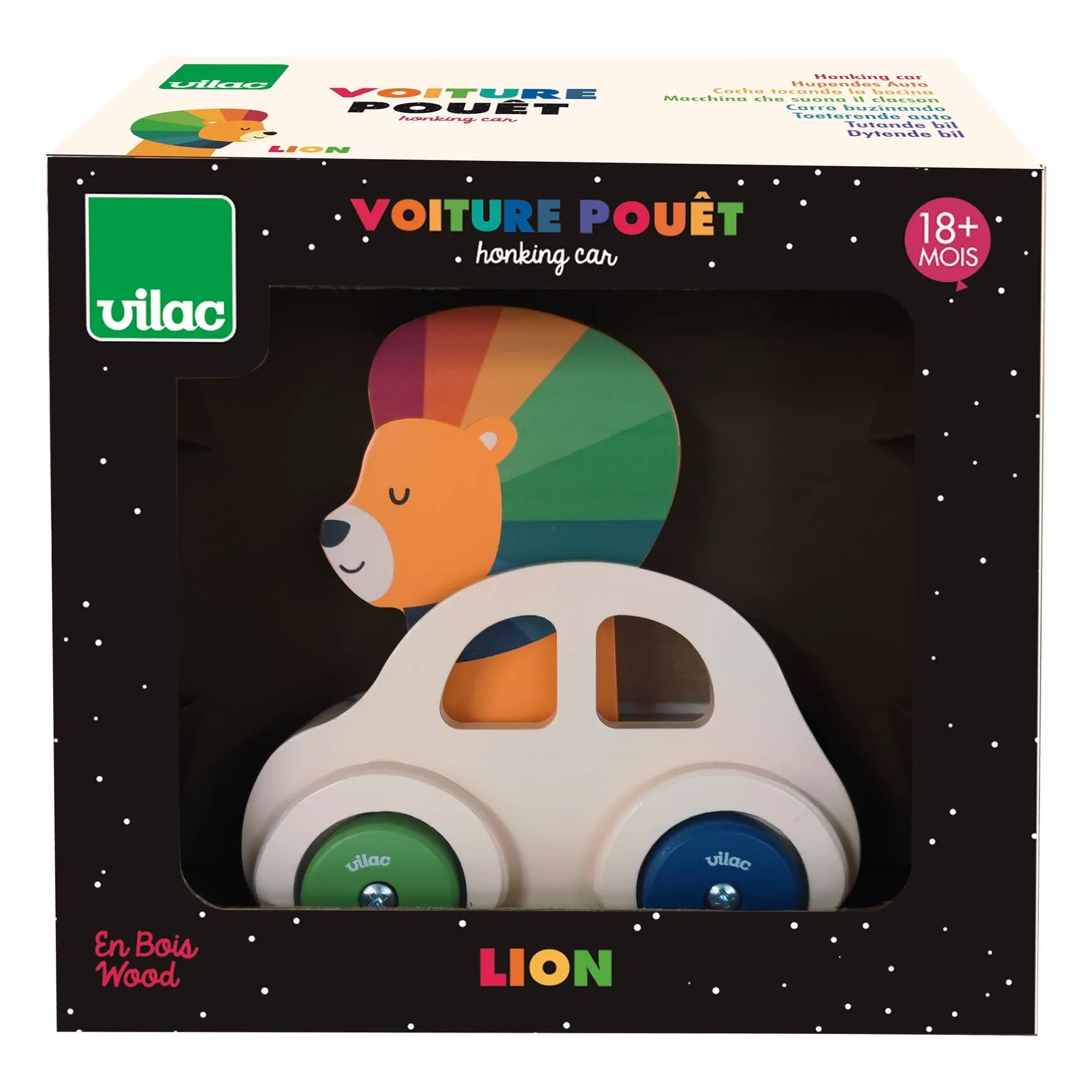 Voiture klaxon Le Lion | Beige- Image produit n°7