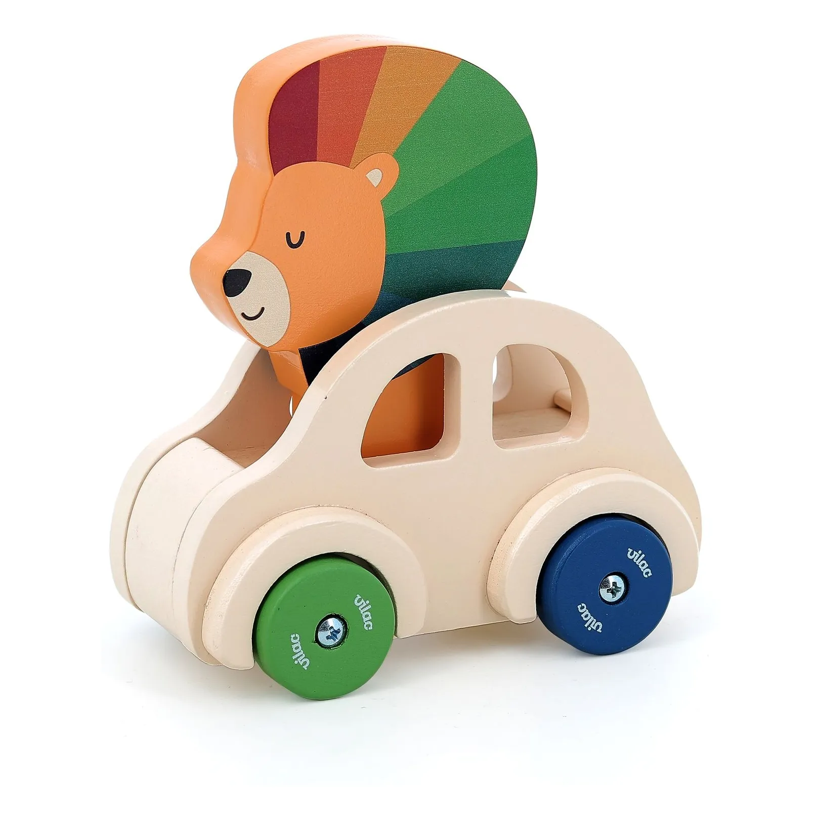 Voiture klaxon Le Lion | Beige- Image produit n°3