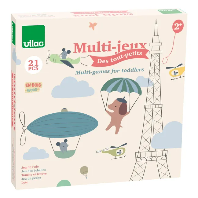 Jeu de société 4 en 1