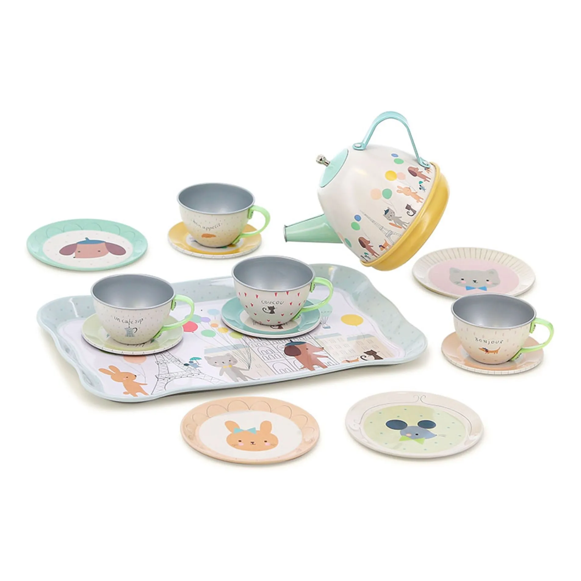 Vilac Multicoloured Musical Dinette Nature