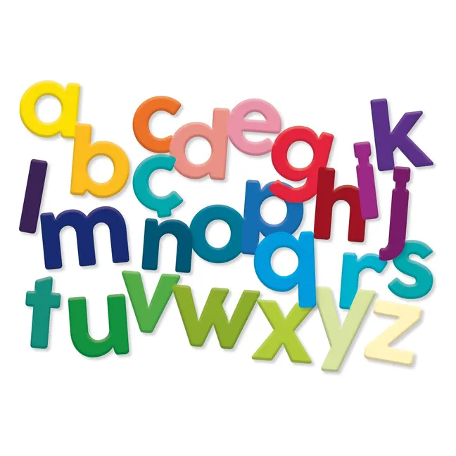 Imanes alfabéticos pequeños
