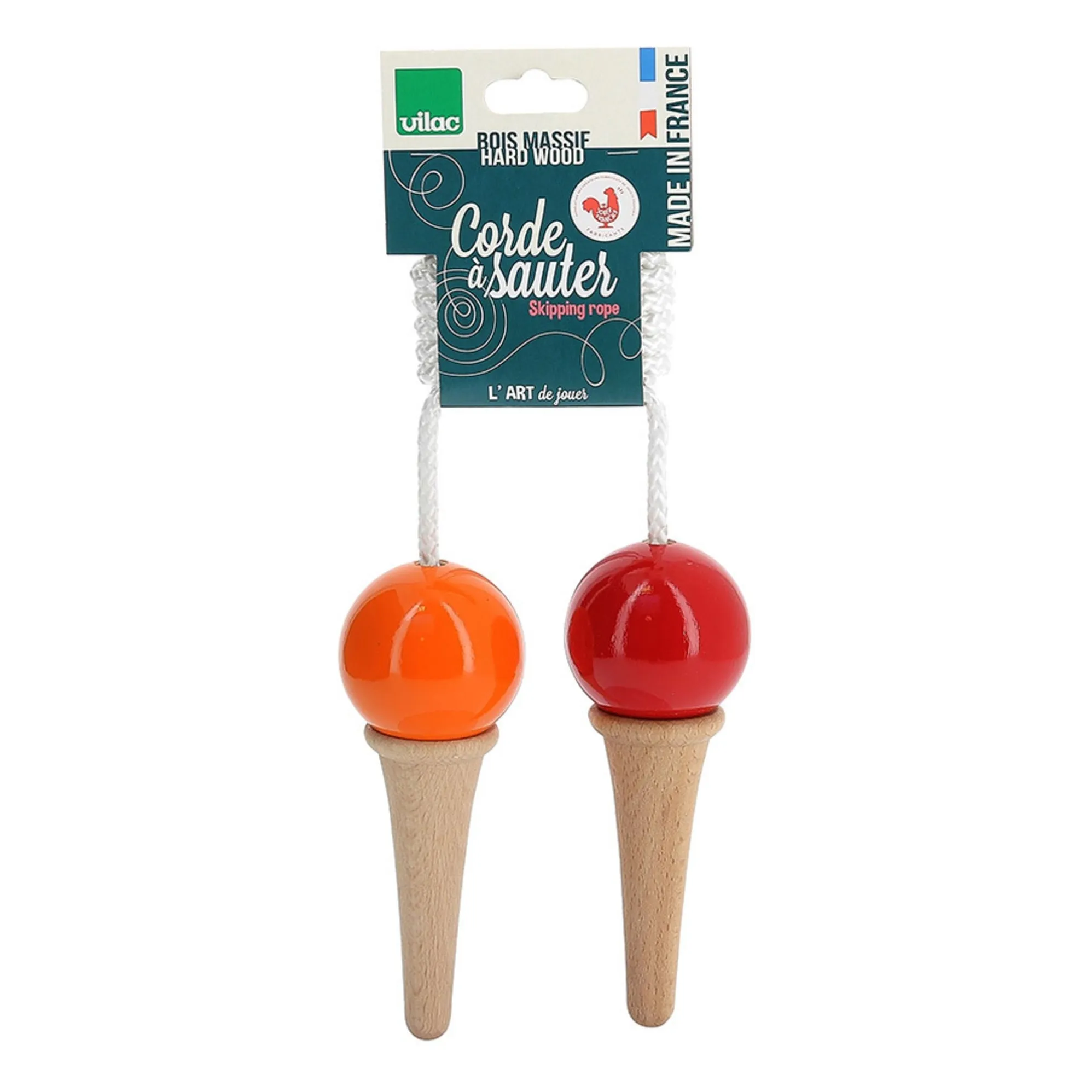 Vilac Girls Red Skipping Rope Ice Cream