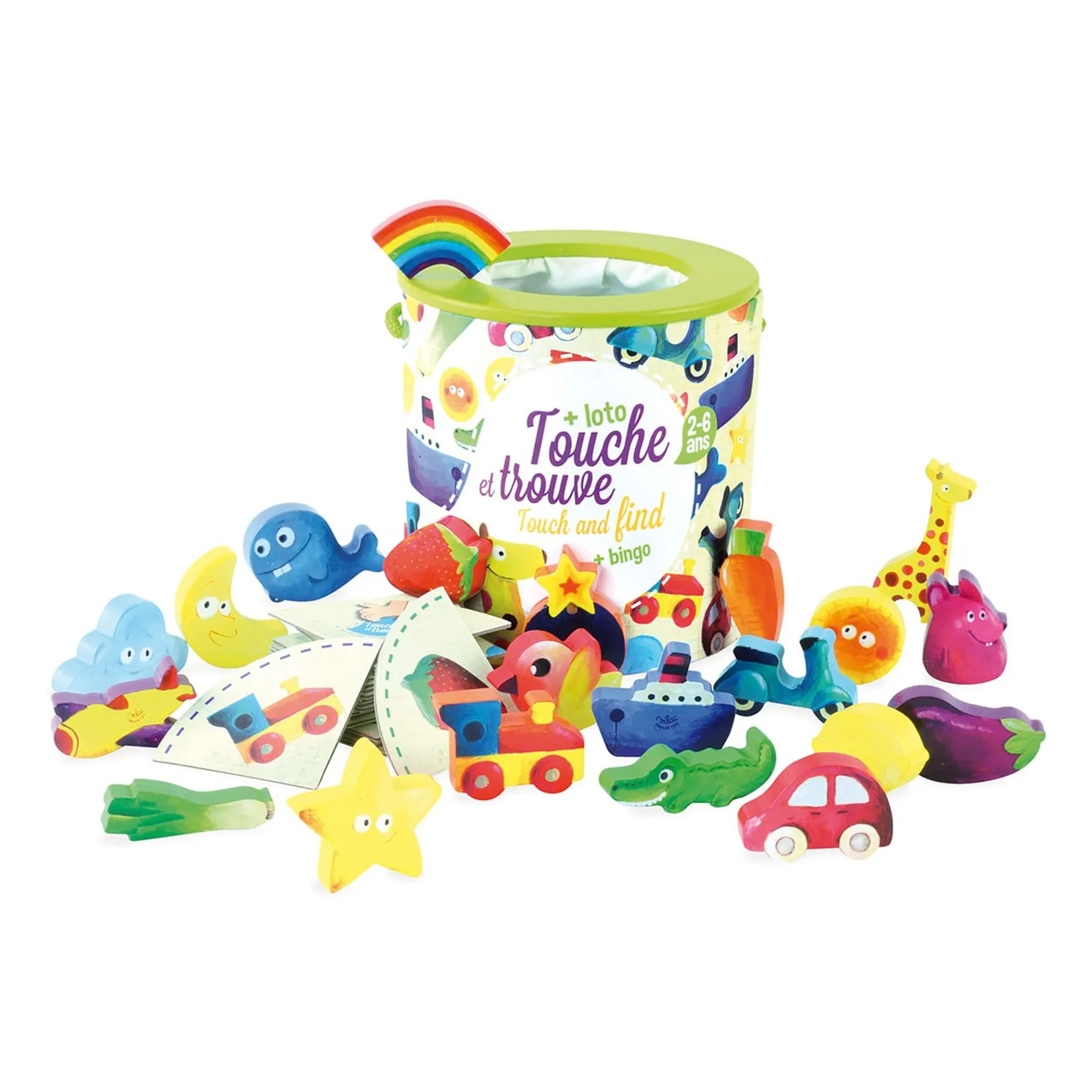 Vilac Multicoloured Touch And Find Game