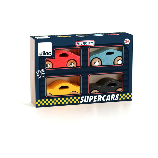 Super Cars Autos - 4er-Set