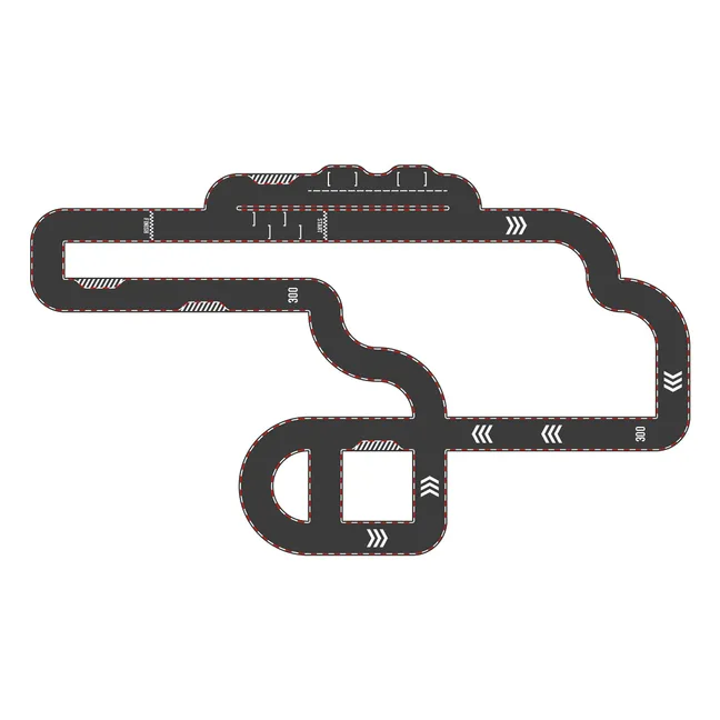 Circuit réversible Vilacity | Noir