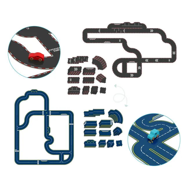 Circuito reversibile Vilacity | Nero