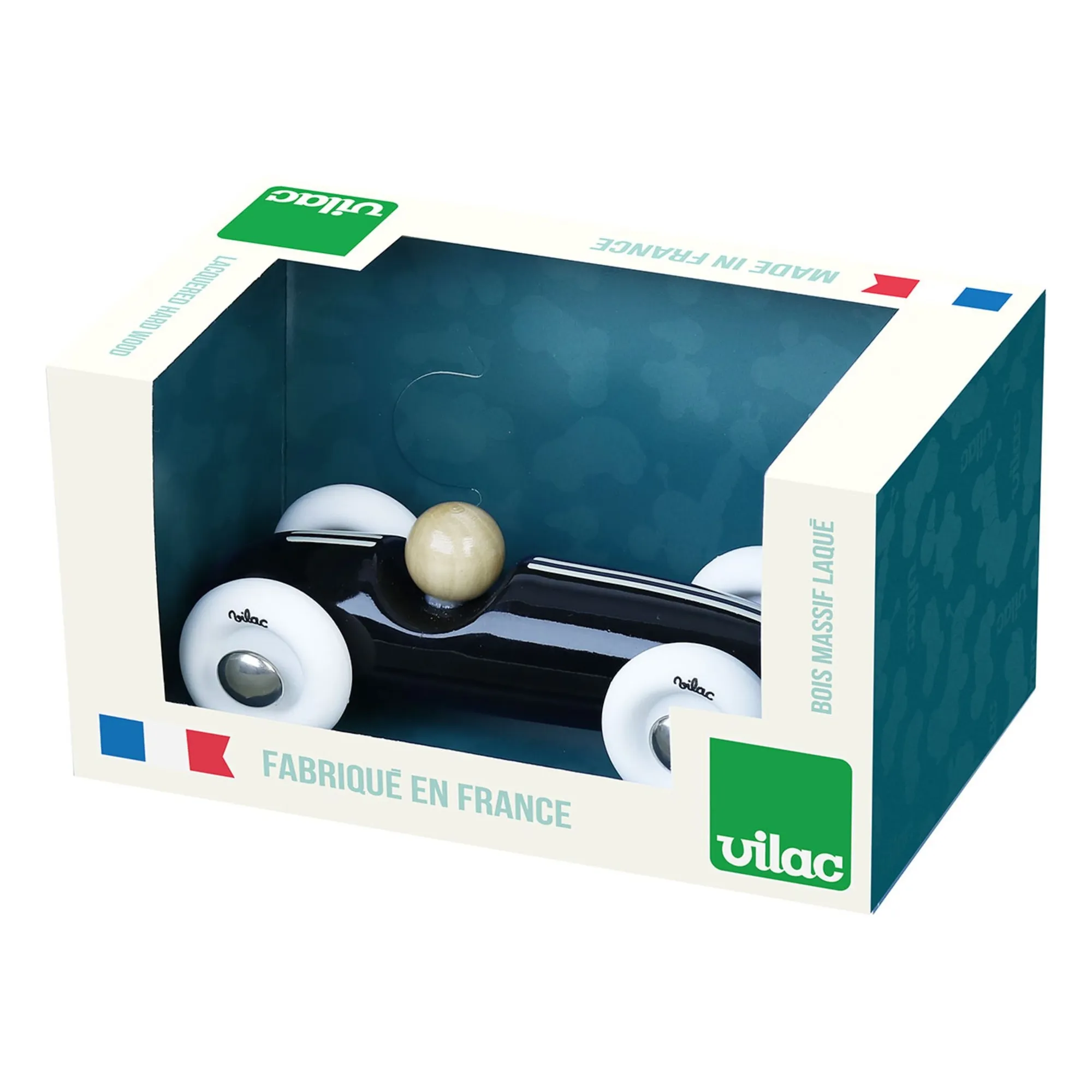 Voiture Grand Prix vintage | Noir- Image produit n°3