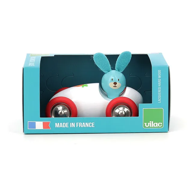L'auto di Raoul il coniglio  | Bianco