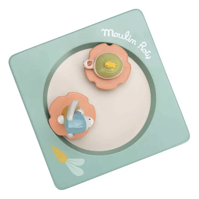 Caja de música Trois Petits Lapins | Azul Claro