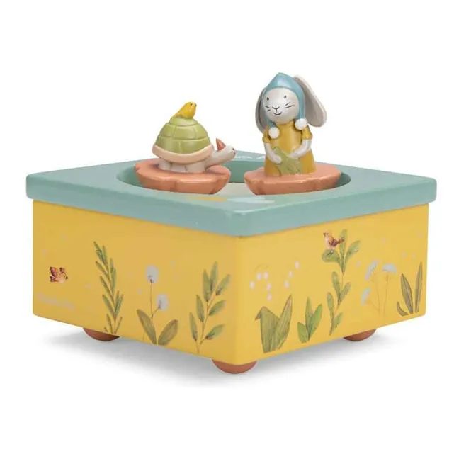 Caja de música Trois Petits Lapins | Azul Claro