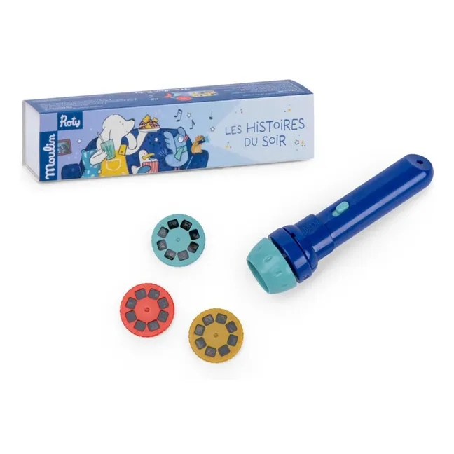 Lámpara de cuentos Puce y Pilou | Azul