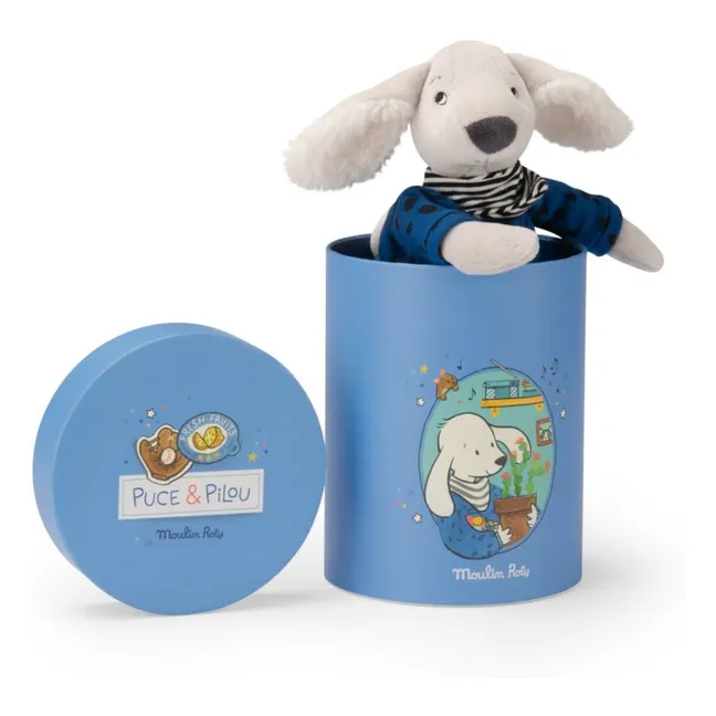 Peluche e scatola Pilou